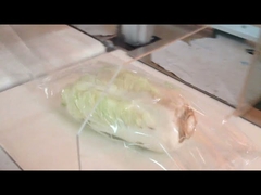 공장도 가격 서보 모터 채소 패키징 머신,  감자 베개 배깅 패키징 머신