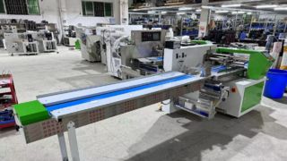 떡, 꼬치용 플로우팩 기계