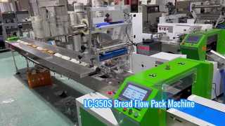 LC-350S 간편한 작동 서보 모터 고효율 베개 인스턴트 오트밀 포장 기계 | CE 인증