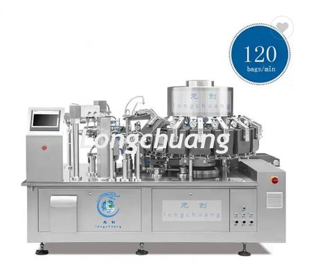 지퍼 스탠드 팟 도이팩 포장 기계 250g 커피 파우더 자동 포장 기계